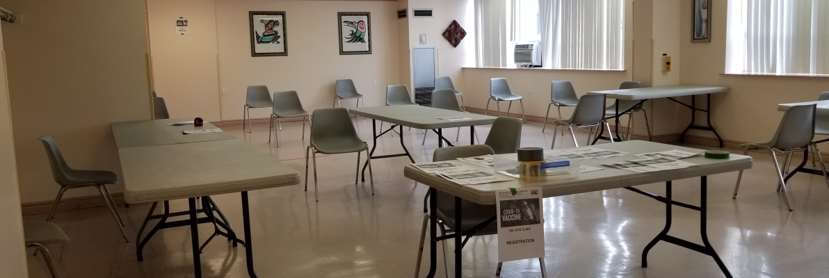 Mobile Vaccine clinic at PACE program