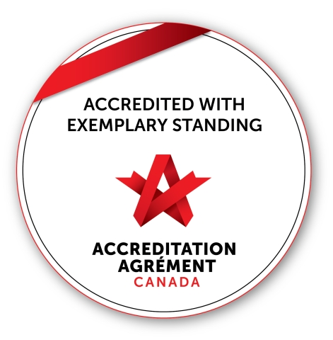 Accreditation Canada Badge - Accredited with Exemplary Standing